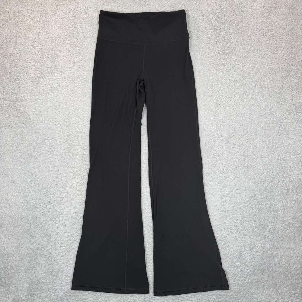 Athleta Elation Flare Pant Black High Rise Yoga Activewear Womens Size Medium
